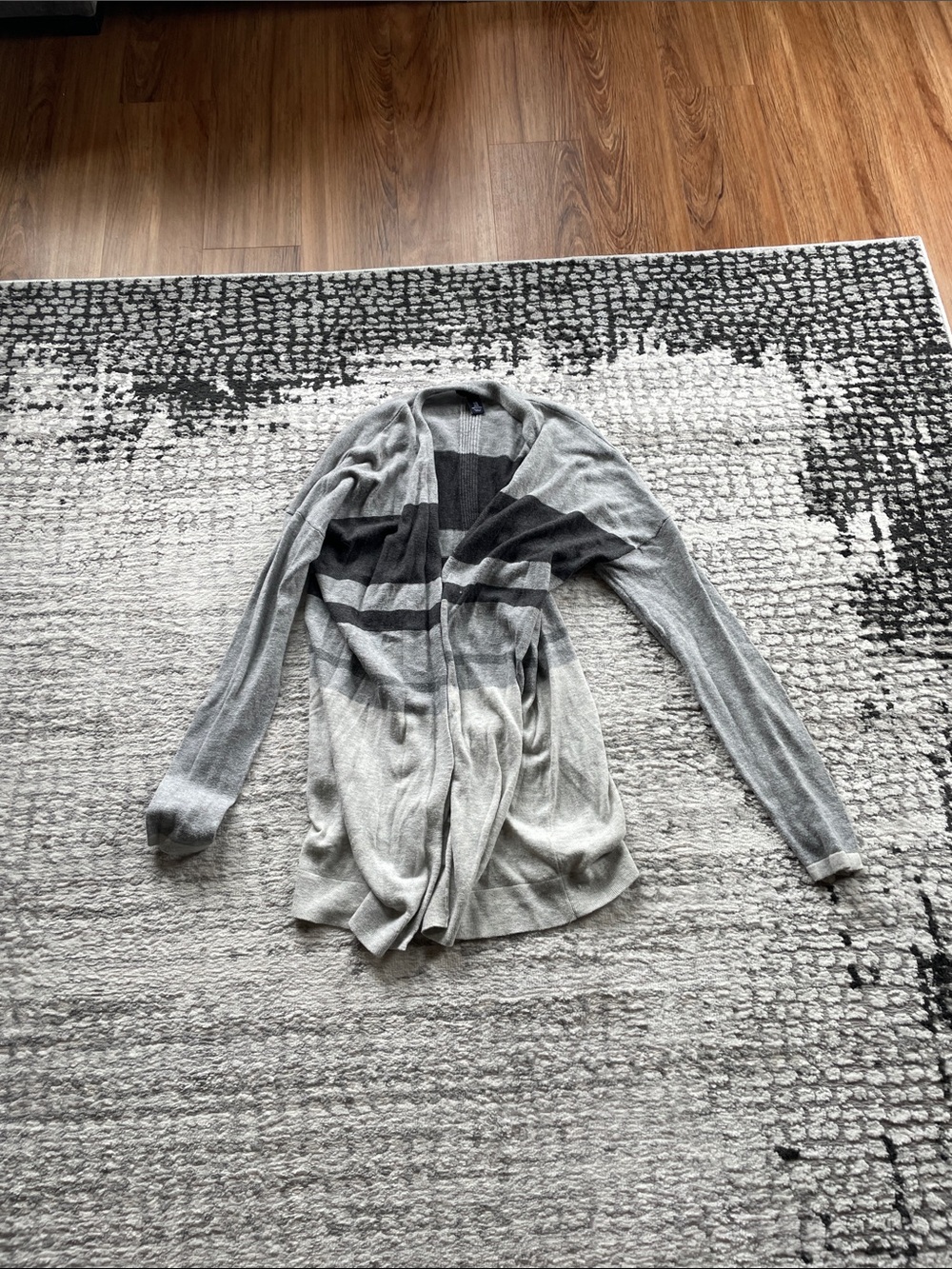 GAP Light Gray Open Front Cardigan